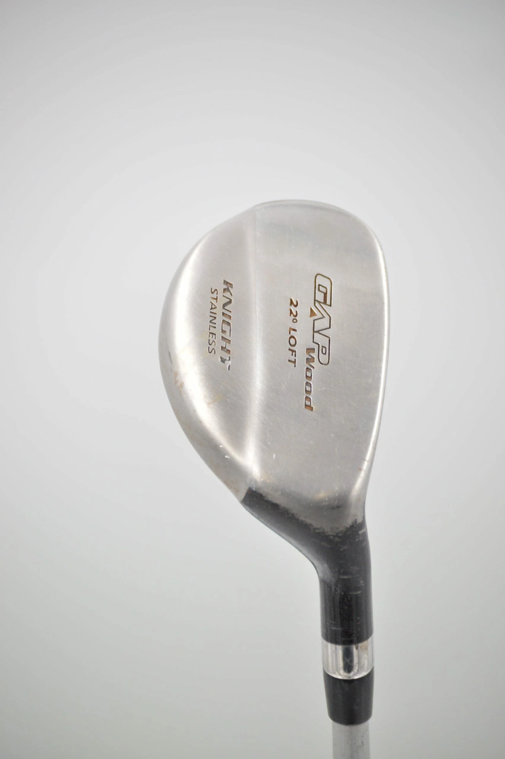 GolfRoots Knight Stainless GAP Wood 22 Degree Hybrid SR Flex 1 GolfRoots Knight Stainless GAP Wood 22 Degree Hybrid SR Flex