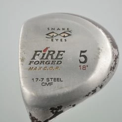 GolfRoots Lefty Snake Eyes Fire Forged Max COR 5 Wood SR Flex