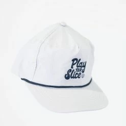 GolfRoots Boge Play Your Slice Rope Hat - Grey